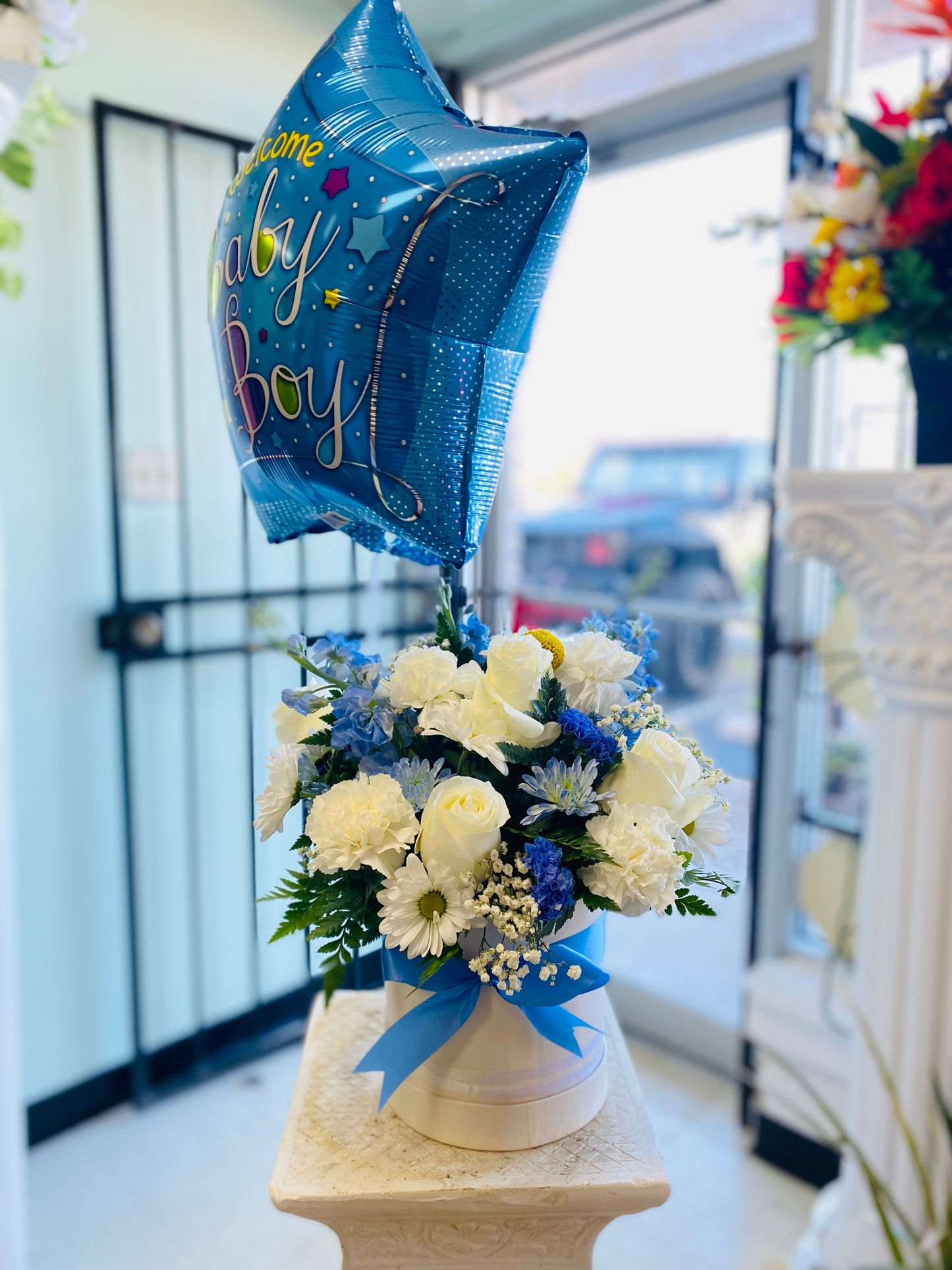 Baby Hat Box w/ Balloon