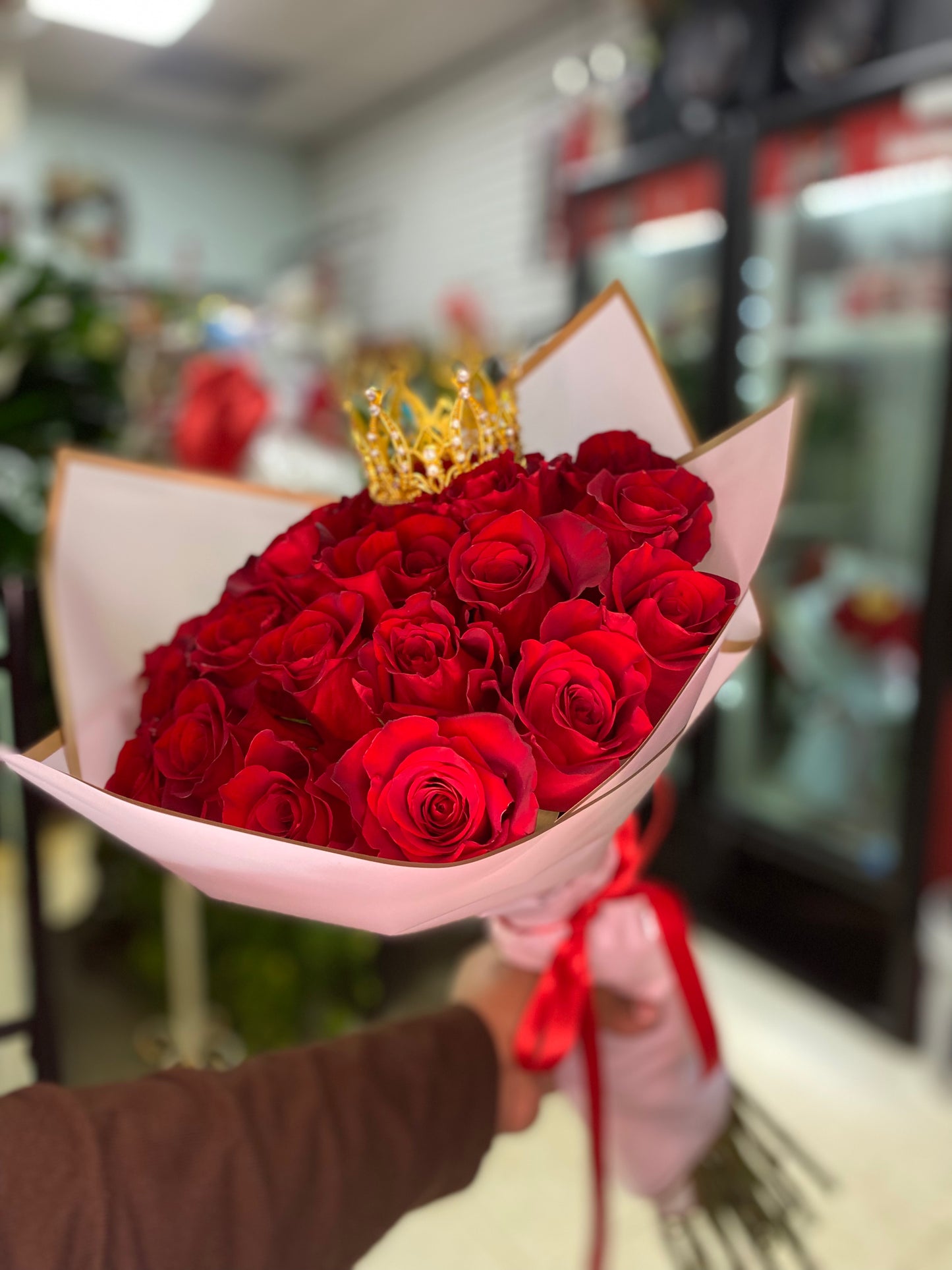 Twenty-Four Roses Wrapped