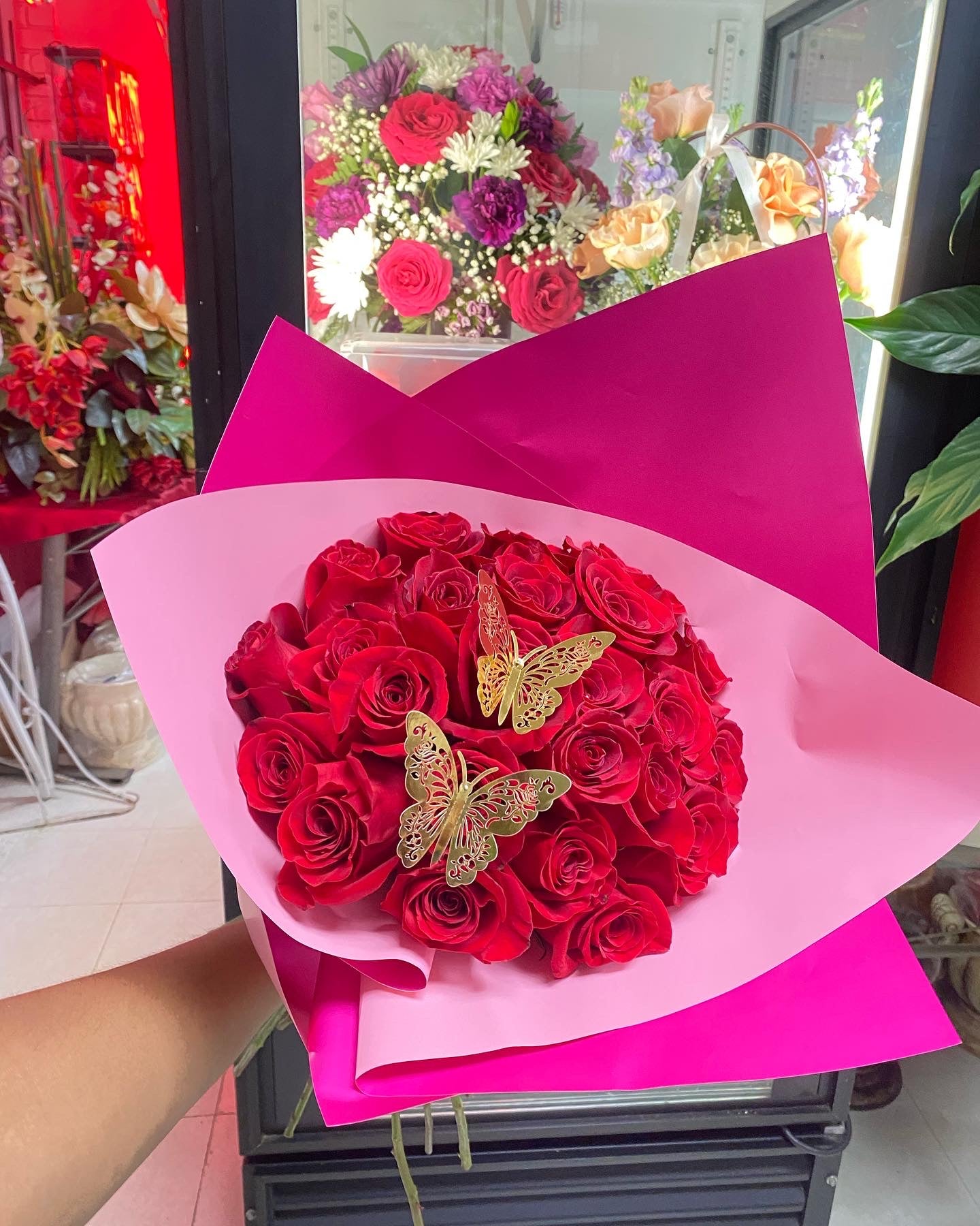 Twenty-Four Roses Wrapped