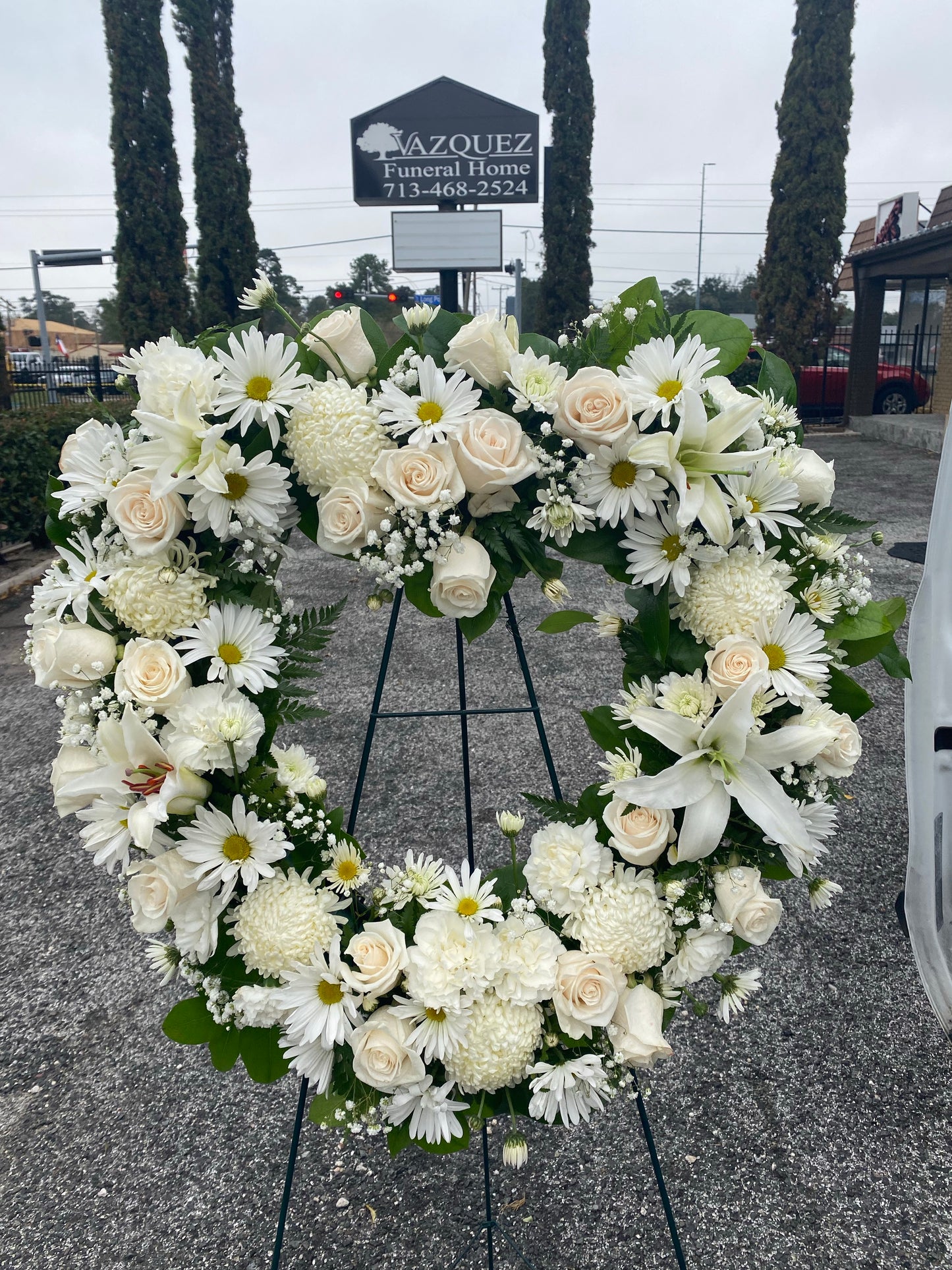 Open Heart in White